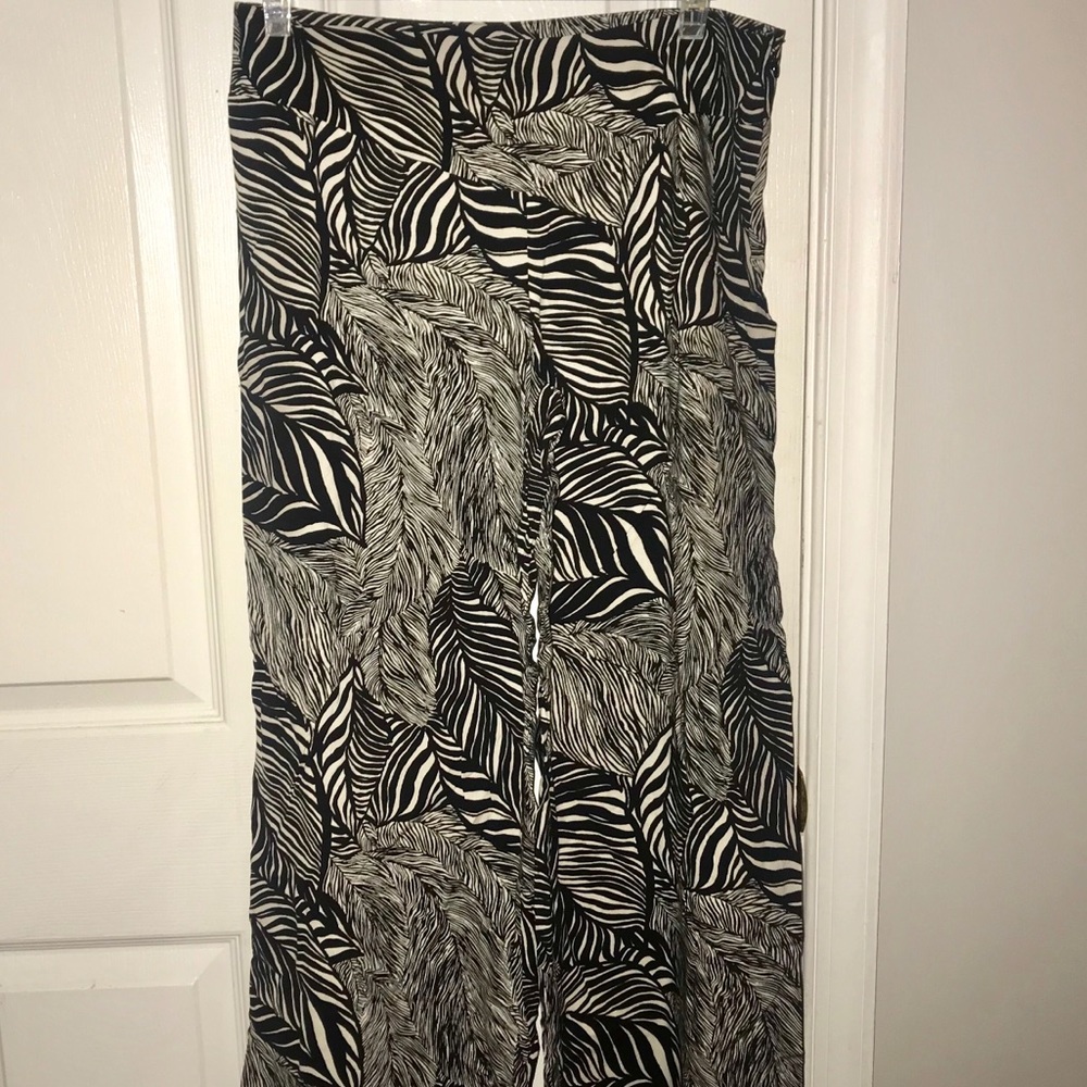 Black and White Palazzo Pants